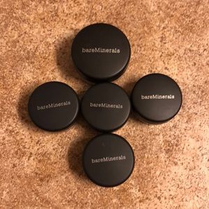 Bare minerals lot of 5 shadows
